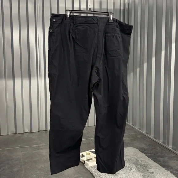 Lane Bryant Petite Black Dress Pants Button Accent Stretch 24P Rayon Nylon Blend - Picture 5 of 16